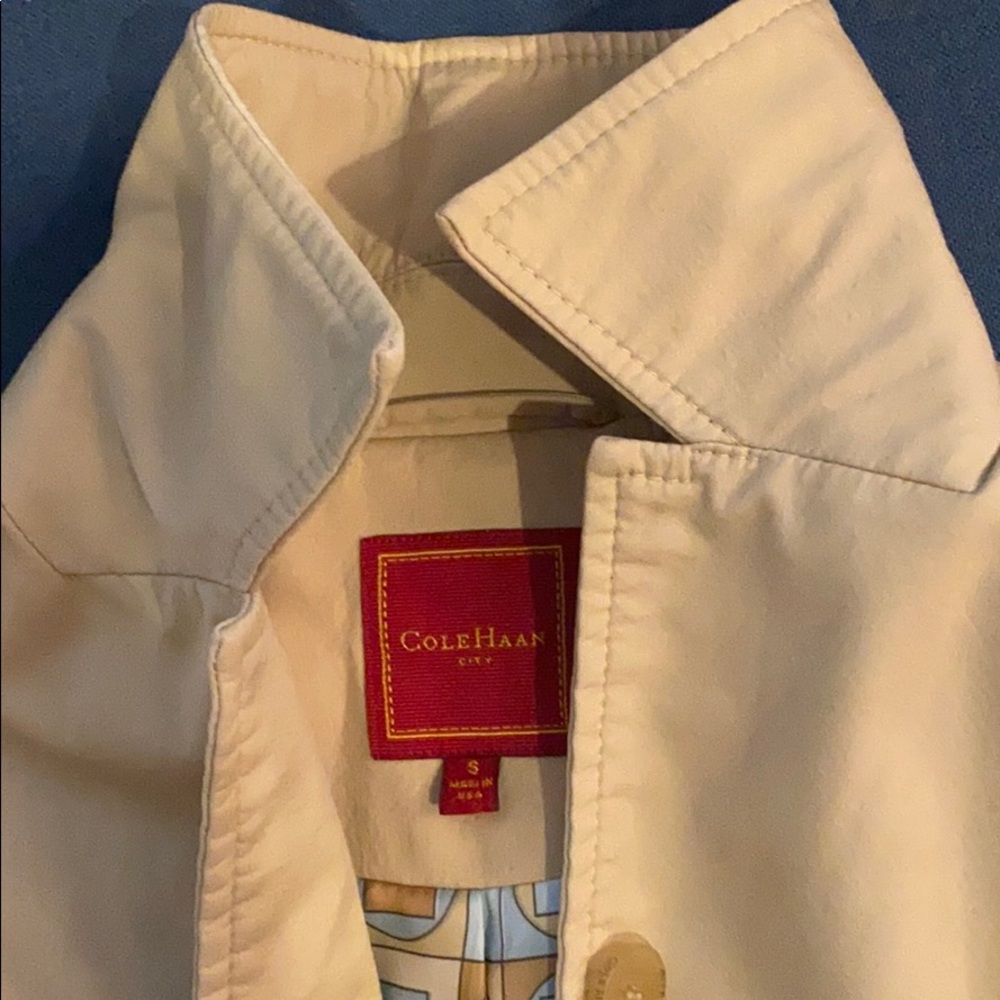 Cole Haan City Trench Coat in Tan Size S - Picture 12 of 12